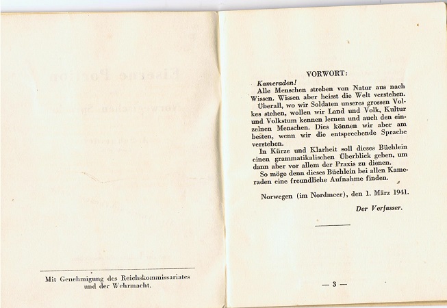 Dictionary for soldier in Norway 1941 - Image 3