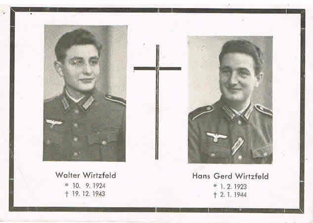 Two brothers Infantry 1943 and 1944