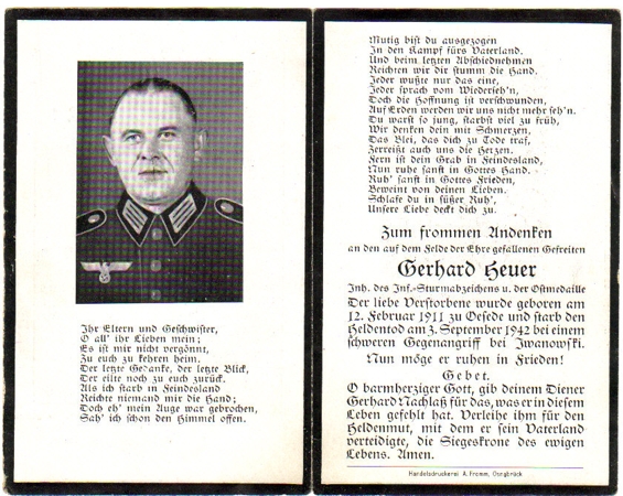 Gefreiter Infantry 1942 Eastern Front 2 awards