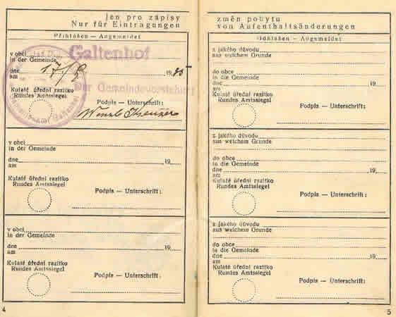 Czech military pass 1933 - Image 4