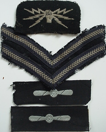 RAF Cpl. radio engineer Egypt documents insignia etc. 1938-1946 - Image 2