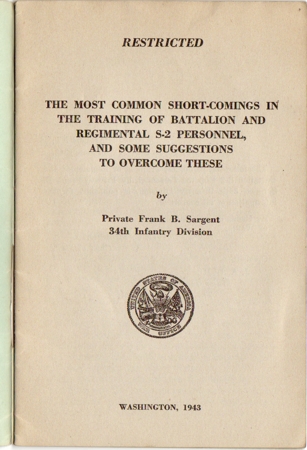 US-Army restricted manual short-comings in the training 1943 - Image 2