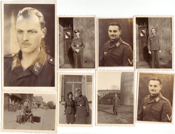 Lot 8 photos Luftwaffe transport Obergefreiter