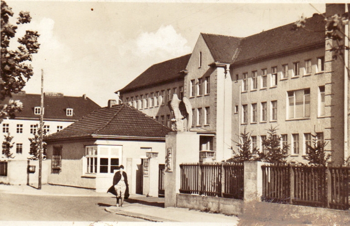 Post card military hospital Belgard Pommern Reserve Lazarett