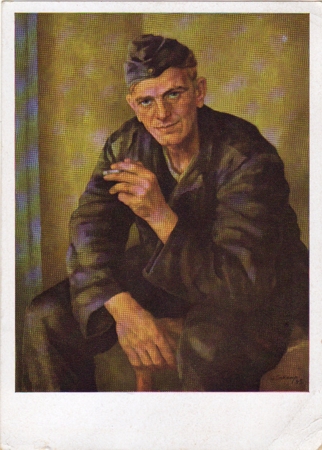 Post card art exhibition Luftwaffe Luftgaukommando VI