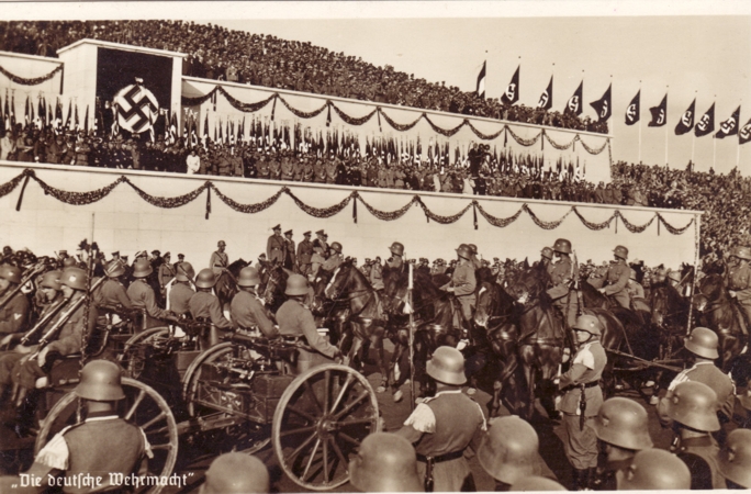 Photo postcard Die Deutsche Wehrmacht Reichsparteitag Nürnberg