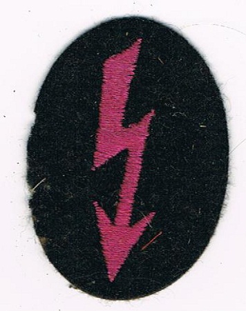 Sleeve trade badge signaller wireless operator Panzer