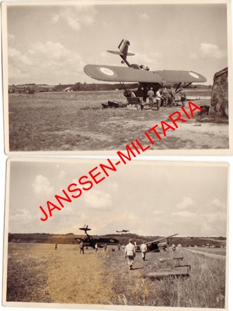 Two photos shot down British plane AR37 1.ID