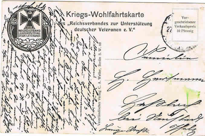 Postcard General Feldmarschall von Hindenburg 1916 - Image 2