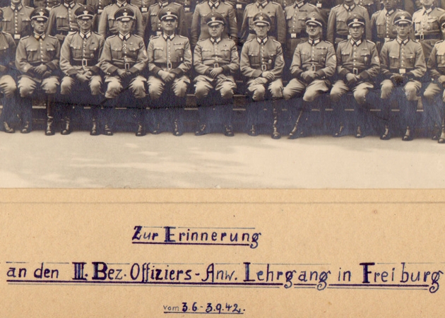 Large photo Polizeischule Freiburg 1942 Gendarmerieschule - Image 3