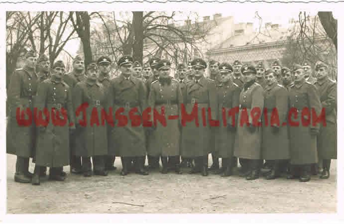 Post card photo police men Führer Lehrgang Vienna 1943