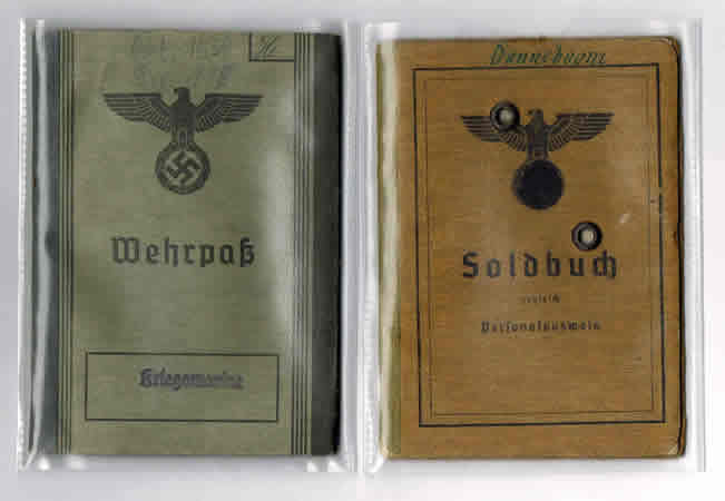 Plastic protective pouch for Soldbuchs and Wehrpasses - Image 2