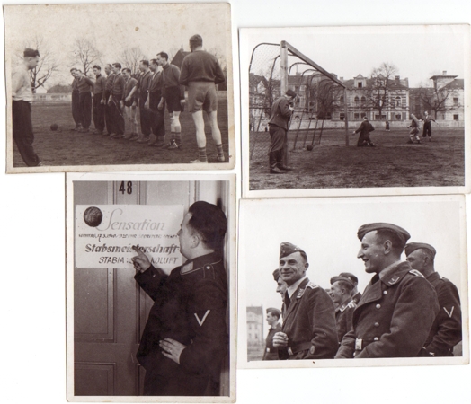 Lot 16 photos football match Luftwaffe 1940 - Image 3