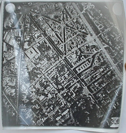 Large aerial photo of the Luftwaffe of Paris France