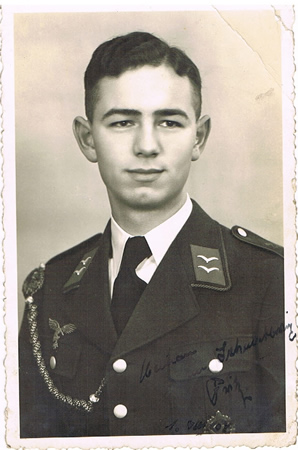Postcard portrait Luftwaffe Gefreiter shooting lanyard SA Badge