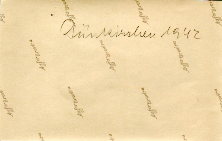 Postcard photo Stabsfeldwebel Kriegsmarine Dunkirk France 1942 - Image 2