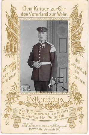 Decorative photo Army musician Potsdam