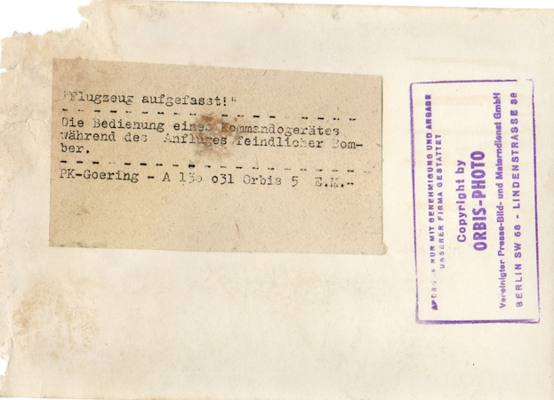 Press photo war reporter Flak Kommandogerät 40 - Image 2
