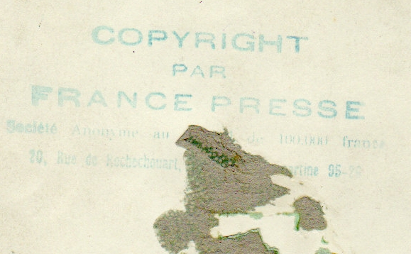 French press photo French artillery gun - Image 3