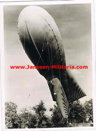 Press photo observer barrage balloon Wehrmacht 1943