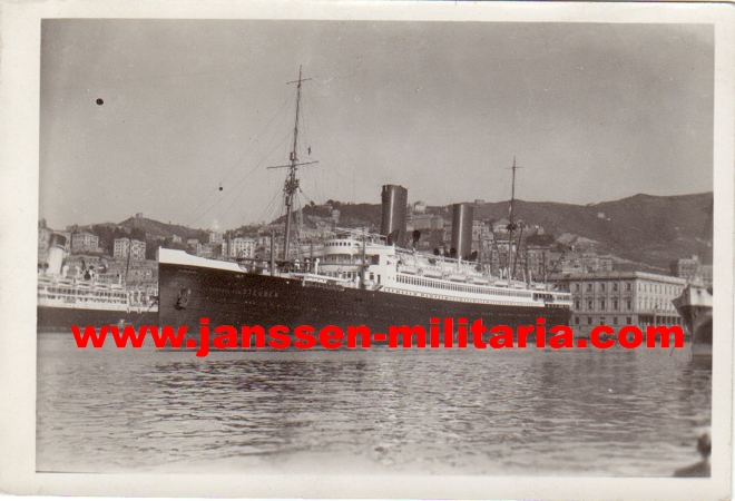 Large photo ship (General von) Steuben Kriegsmarine #1