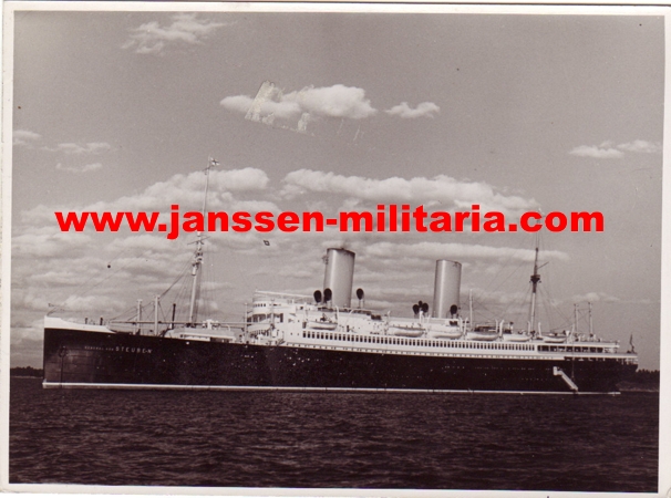 Large photo ship (General von) Steuben Kriegsmarine #3