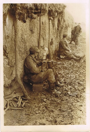 Press photo wounded Panzergrenadiers Hungary 1944
