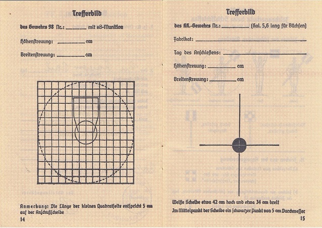 RAD shooting booklet Arbeitsmann 1/362 Rattendorf 1939 - Image 6