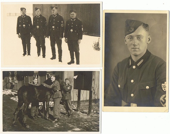 Three postcard RAD photos KIA 1943