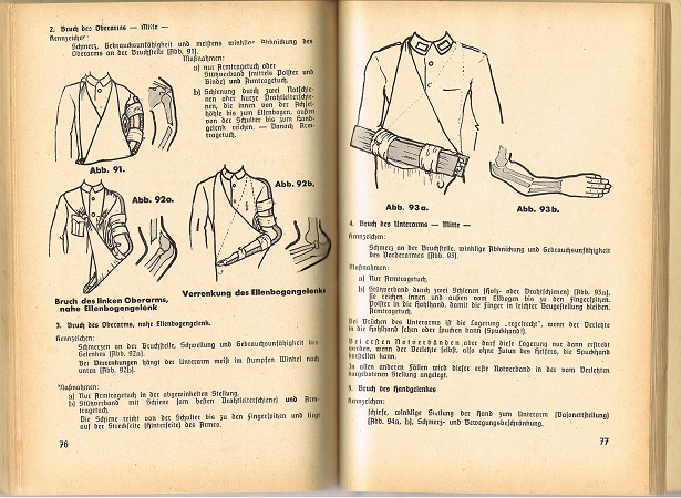 DRK Red Cross manual Amtliches Unterrichtsbuch Erste Hilfe 1943 - Image 4