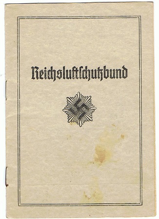 Luftschutz memberships pass Liezen-Gröbming 1941