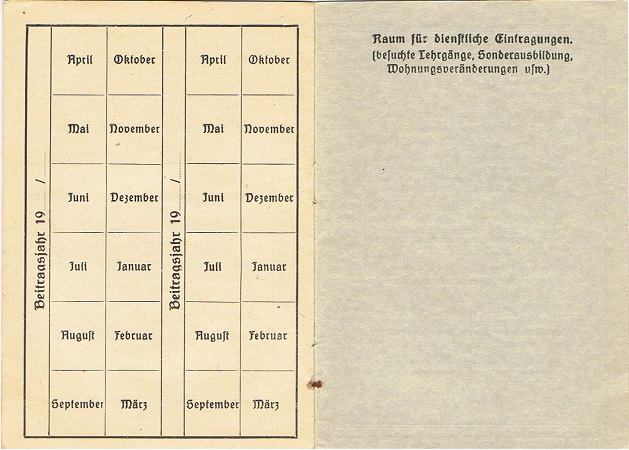 Luftschutz memberships pass Liezen-Gröbming 1941 - Image 3