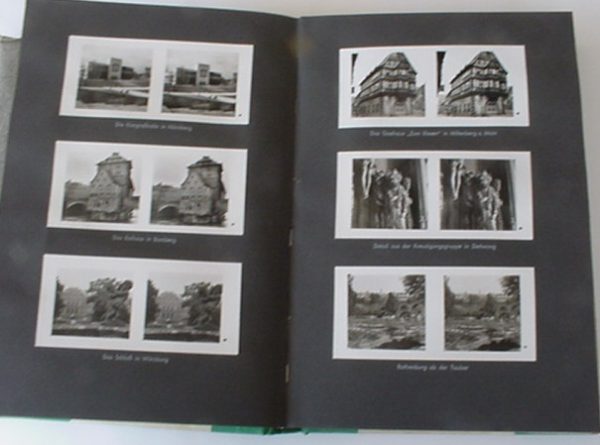 Raumbild album "Deutsche Gaue" 1938 with stereo viewer - Image 6