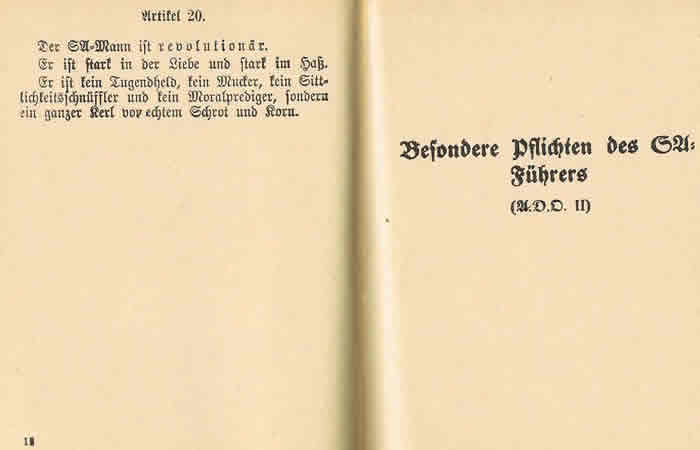 SA manual 1933 Allgemeine Dienstordnung - Image 4