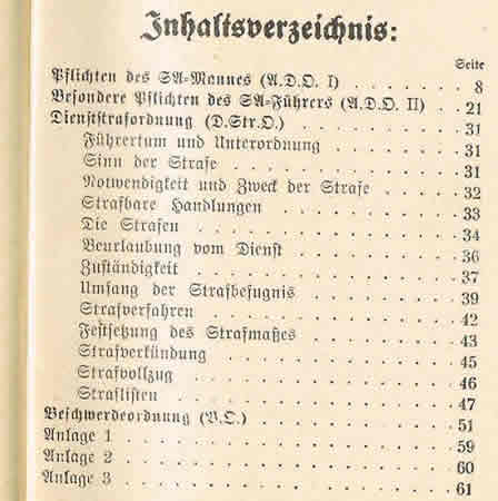 SA manual 1933 Allgemeine Dienstordnung - Image 6