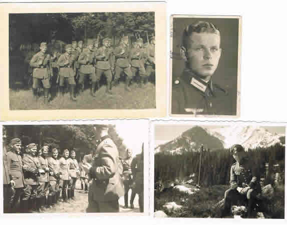 Lot 10 photos policeman Polizei Waffen-SS Poland Russia 1939-42 - Image 2