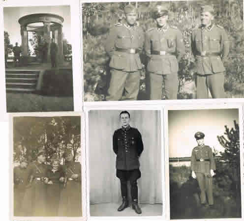 Lot 10 photos policeman Polizei Waffen-SS
