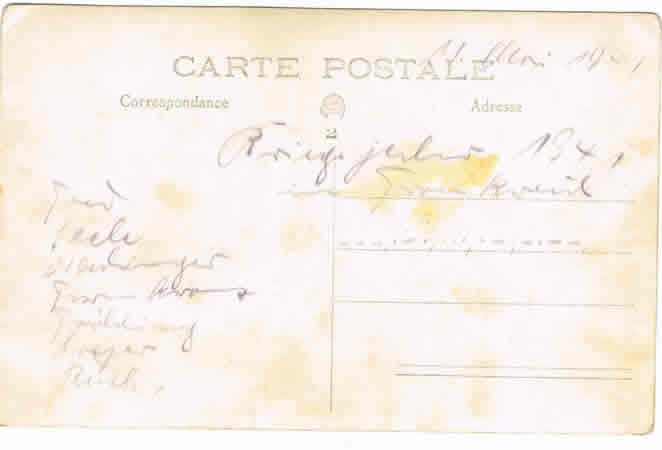 Postcard photo police SS men France 1941 - Image 2