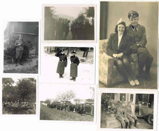 Lot 10 photos Waffen-SS Polizei policeman