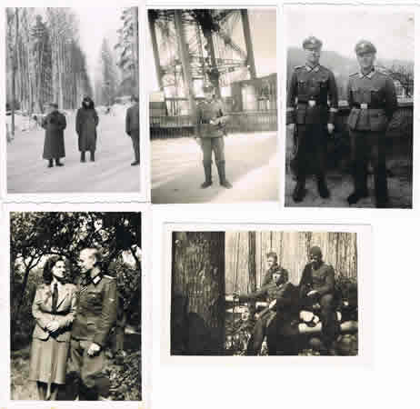 Five photos Waffen-SS police unit France Russia 1940-1942