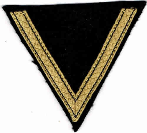 Waffen-SS sturmmann Africa rank insignia