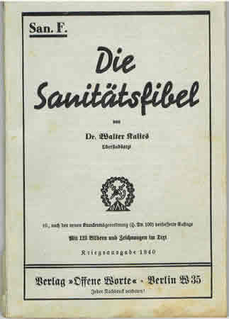 Die Sanitätsfibel medical manual for soldiers #2