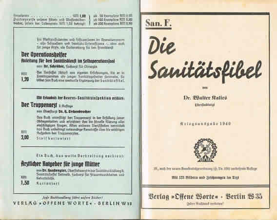 Die Sanitätsfibel medical manual for soldiers #2 - Image 2
