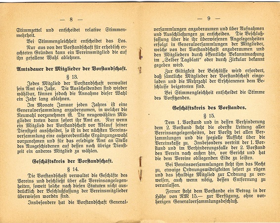 Statutes military association in Selb Bavaria 1932 - Image 3