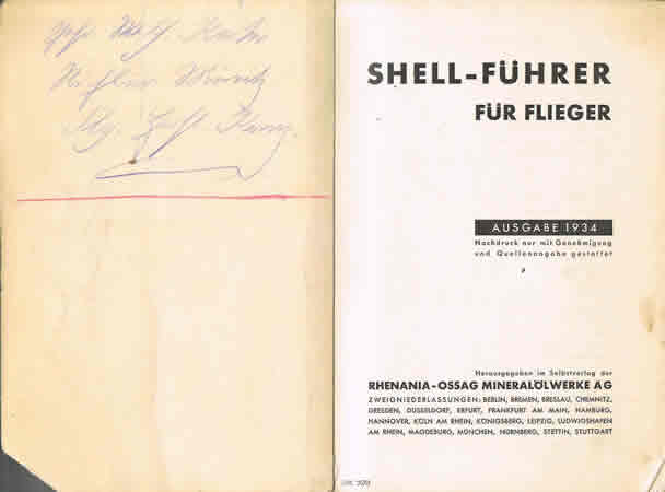 Shell-Führer für Flieger 1934 manual for pilots - Image 2