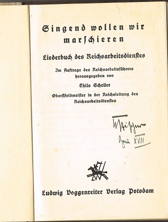RAD song book Singend wollen wir marchieren - Image 2