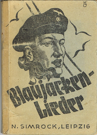 Kriegsmarine song book 1941 Blaujackenlieder