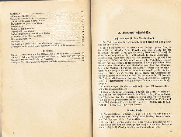 H.Dv.131 Standortdienst-Vorschrift 1939 - Image 3