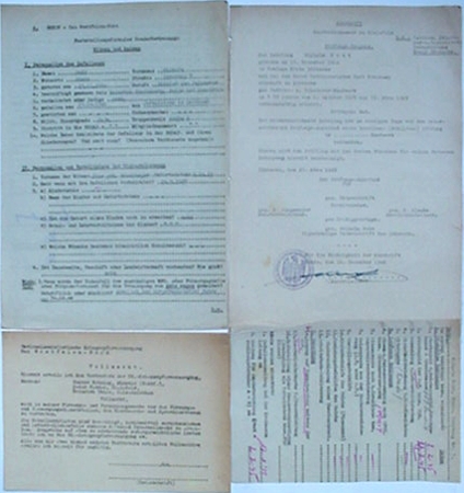 NSKOV documents soldier Grenadier-Regiment 422 KIA 1944 Latvia