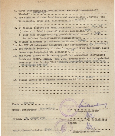 NSKOV documents soldier Grenadier-Regiment 422 KIA 1944 Latvia - Image 3